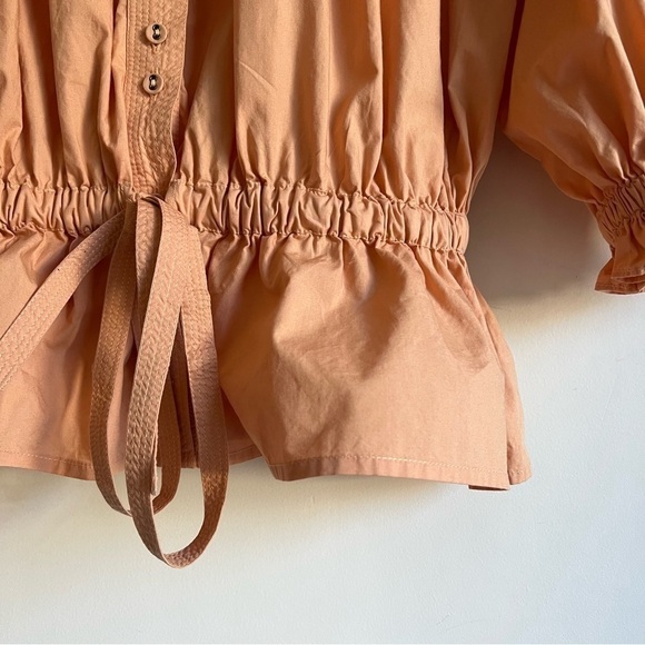 Ulla Johnson Minnie Blouse in Pale Coral - Picture 7 of 15